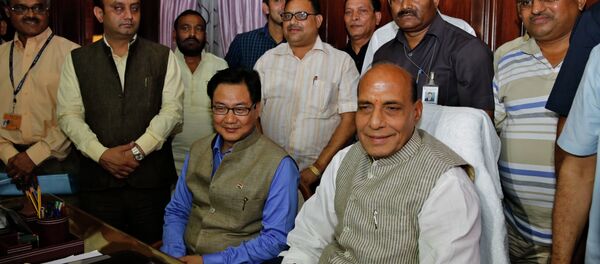 Indian Minister of State for Home Affairs Kiren Rijiju Indian Minister of State for Home Affairs Kiren Rijiju - Sputnik International