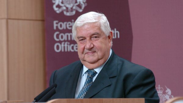 Syrian Foreign Minister Walid al-Muallem - Sputnik International