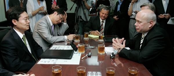 Six-party talks on the denuclearization of the Korean peninsula may be resumed, Ambassador-at-Large of Russia's Foreign Ministry Grigory Logvinov said Six-party talks on the denuclearization of the Korean peninsula may be resumed, Ambassador-at-Large of Russia's Foreign Ministry Grigory Logvinov said - Sputnik International