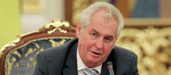 Czech President Milos Zeman - Sputnik International
