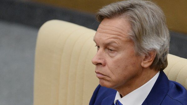 The United States, Canada and Ukraine have isolated themselves by voting against a Russian proposed resolution condemning the  glorification of Nazism, Russian lawmaker Aleksey Pushkov stated in a Twitter post. - Sputnik International
