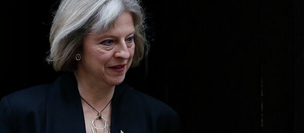 Britain's Home Secretary Theresa May leaves a cabinet meeting at 10 Downing Street in central London - Sputnik International