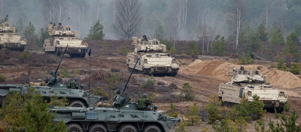 The deployment of additional US military equipment, including tanks, to Europe is in line with the Operation Atlantic Resolve and is not connected with the geopolitical tensions in Ukraine and Eastern Europe as previously reported, a US Army spokesperson told Sputnik Wednesday. The deployment of additional US military equipment, including tanks, to Europe is in line with the Operation Atlantic Resolve and is not connected with the geopolitical tensions in Ukraine and Eastern Europe as previously reported, a US Army spokesperson told Sputnik Wednesday. - Sputnik International