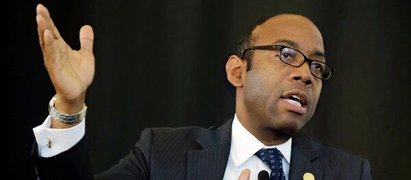Cornell William Brooks, President and CEO of the NAACP, speaks during an introduction for New Start New Jersey, that will be exploring new ways to create jobs and improve the state's quality of life, at NJIT in Newark, NJ, Monday, Nov. 10, 2014. Cornell William Brooks, President and CEO of the NAACP, speaks during an introduction for New Start New Jersey, that will be exploring new ways to create jobs and improve the state's quality of life, at NJIT in Newark, NJ, Monday, Nov. 10, 2014. - Sputnik International