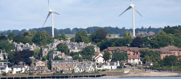 Wind turbines in Scotland - Sputnik International
