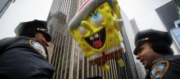 Several protesters have been arrested for attempting to disrupt the Macy's Thanksgiving Day Parade in New York Thursday November 27. Several protesters have been arrested for attempting to disrupt the Macy's Thanksgiving Day Parade in New York Thursday November 27. - Sputnik International