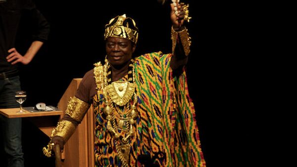 Céphas Bansah, King of the Ghanaian Gbi tribe in Ghana who rules over his people remotely from Germany, has had his royal jewels stolen from him. - Sputnik International