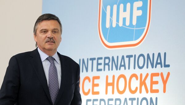IIHF President Fasel to run for 2016 IIHF elections - Sputnik International