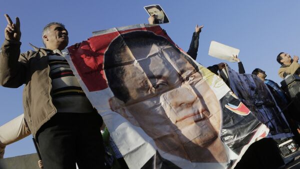 Supporters of former Egyptian President Hosni Mubarak - Sputnik International