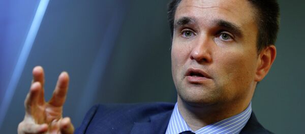 Ukraine's Foreign Minister Pavlo Klimkin - Sputnik International