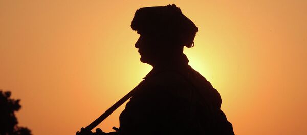 An Indian army soldier keeps vigil near the site of a gunbattle with suspected militants at Pindi Khattar village in Arnia near the border with Pakistan November 27, 2014 An Indian army soldier keeps vigil near the site of a gunbattle with suspected militants at Pindi Khattar village in Arnia near the border with Pakistan November 27, 2014 - Sputnik International