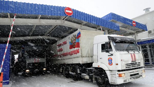 Eighth humanitarian aid convoy for Donbass - Sputnik International