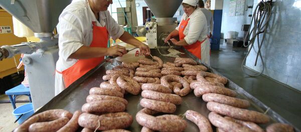 Meat processing unit in Volozhin, Belarus Meat processing unit in Volozhin, Belarus - Sputnik International