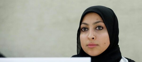 Bahrain's Supreme Criminal Court of Appeal has sentenced prominent human rights activist Maryam Khawaja to one year in prison on the charge of assaulting police officers. Bahrain's Supreme Criminal Court of Appeal has sentenced prominent human rights activist Maryam Khawaja to one year in prison on the charge of assaulting police officers. - Sputnik International