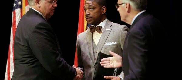 The first meeting of the Ferguson Commission will take place between noon and 5 p.m. on Monday. The first meeting of the Ferguson Commission will take place between noon and 5 p.m. on Monday. - Sputnik International