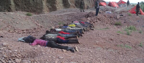 Bodies of Kenyans lie at a quarry in Mandera County, Kenya - Sputnik International