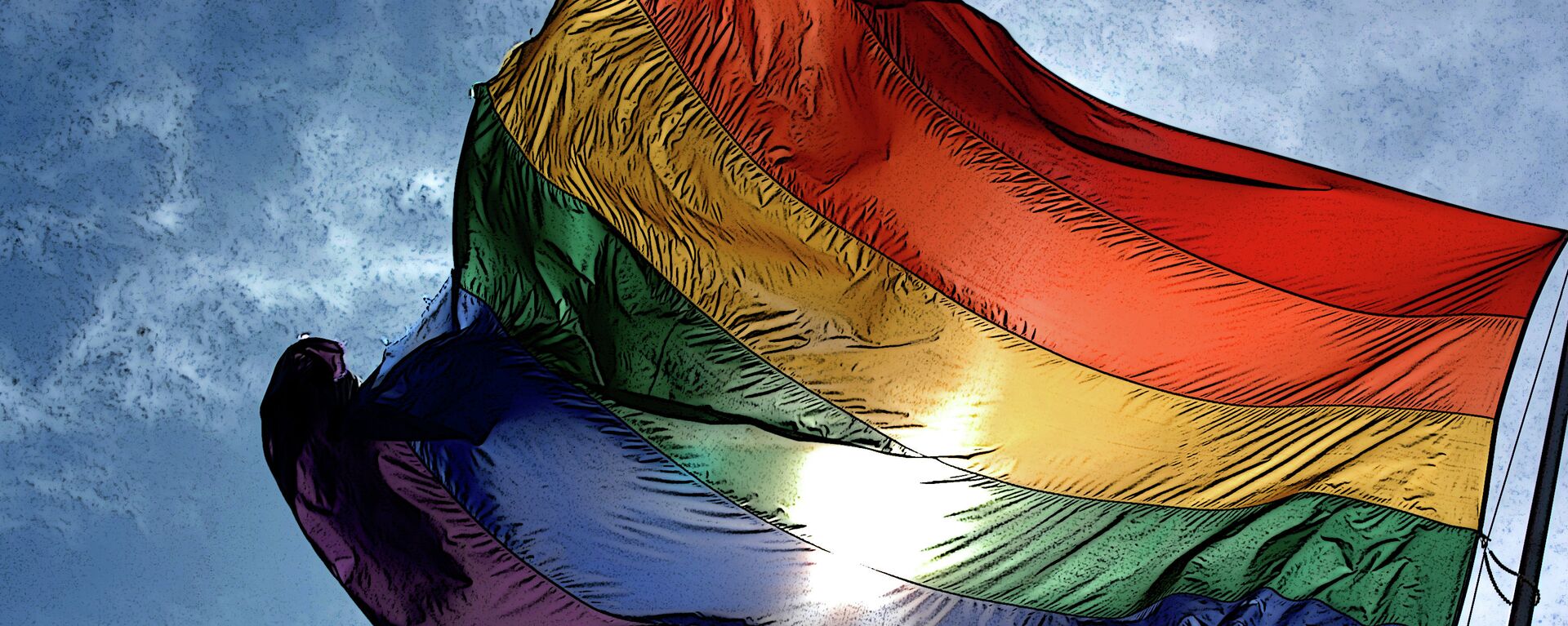 Gay pride flag - Sputnik International, 1920, 02.07.2022