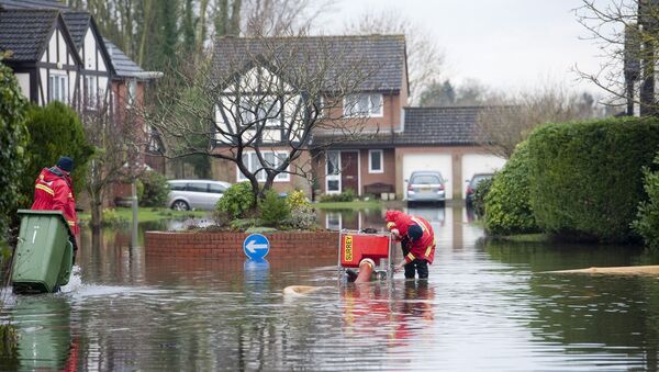 Flood in Britain - Sputnik International