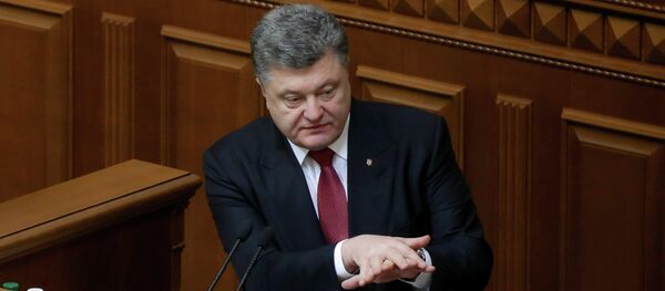 Ukraine's President Petro Poroshenko - Sputnik International