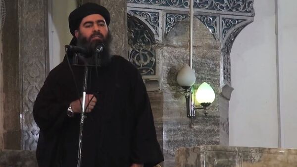 Leader of the militant Islamic State Abu Bakr al-Baghdadi. (File) - Sputnik International