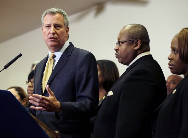 New York City Mayor Bill de Blasio New York City Mayor Bill de Blasio - Sputnik International
