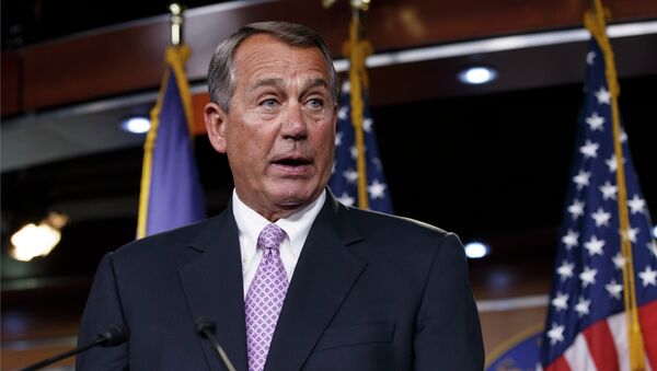 The Speaker of the US House of Representatives John Boehner may be ousted from his position, as he faces opposition from members of his own, Republican, party and voters' disapproval over government funding, as recent statements from Congressmen indicate. - Sputnik International
