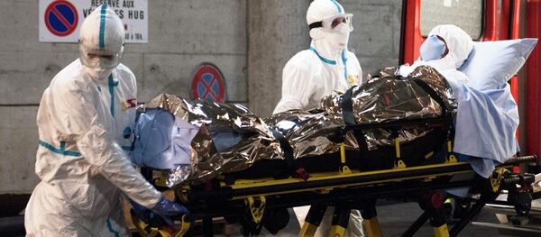 Cuban doctor Felix Baez Sarria arriving at Geneva University Hospital in Switzerland November 21. After 16 days in hospital, Baez is said to have made a successful recovery. Cuban doctor Felix Baez Sarria arriving at Geneva University Hospital in Switzerland November 21. After 16 days in hospital, Baez is said to have made a successful recovery. - Sputnik International
