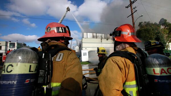 Los Angeles firefighters - Sputnik International