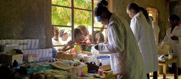 U.S. Army medical researchers take part in World Malaria Day 2010, Kisumu, Kenya April 25, 2010 - Sputnik International