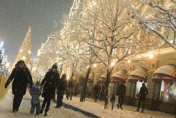 Moscow Under Snow Mantle - Sputnik International