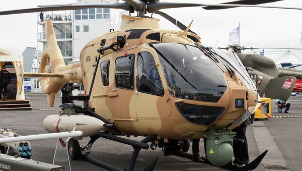 EC635 helicopter, also referred to as a Eurocopter - Sputnik International