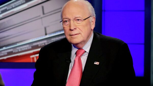 Former Vice President Dick Cheney is interviewed by Neil Cavuto for his program Cavuto, on the Fox Business Network, in New York Monday, Dec. 9, 2013 - Sputnik International