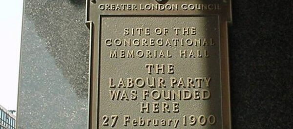 Labour Party Plaque from Caroone House, 14 Farringdon Street Labour Party Plaque from Caroone House, 14 Farringdon Street - Sputnik International