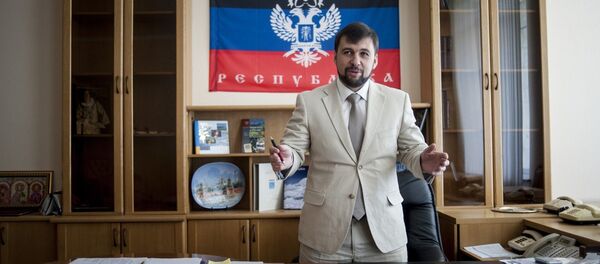 Denis Pushilin, leader of the insurgent Donetsk People's Republic Denis Pushilin, leader of the insurgent Donetsk People's Republic - Sputnik International