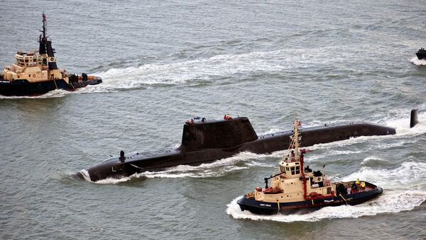 HMS Astute, the first nuclear-powered Astute Class submarine - Sputnik International