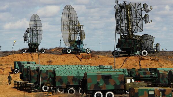 Target acquisition radars at the Ashuluk range during air defense drills in the Astrakhan Region - Sputnik International