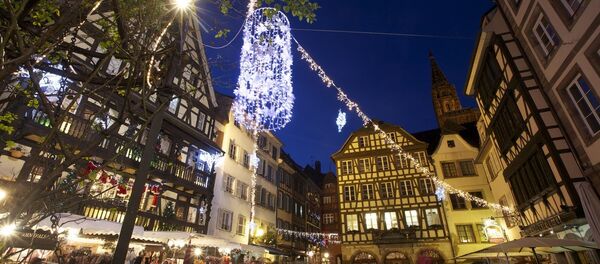 Atmosphere during the Christmas market in Strasbourg, France Atmosphere during the Christmas market in Strasbourg, France - Sputnik International