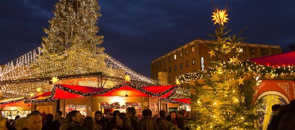 The Christmas Market (Weihnachtsmarkt) of Cologne, North Rhine-Westphalia, Germany - Sputnik International