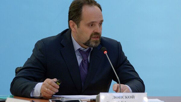 Russian Minister of Natural Resources and Ecology Sergey Donskoy - Sputnik International