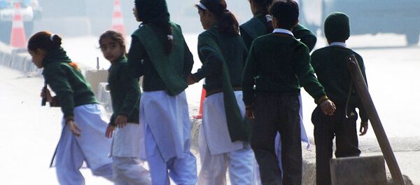 Pakistani police have arrested at least four people, including a woman, who are suspected of carrying out a brutal terror attack on a school in Peshawar where more than 140 people were killed earlier this week Pakistani police have arrested at least four people, including a woman, who are suspected of carrying out a brutal terror attack on a school in Peshawar where more than 140 people were killed earlier this week - Sputnik International