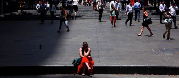 The improvised memorial in memory of the dead in cafe in Sydney, Australia - Sputnik International