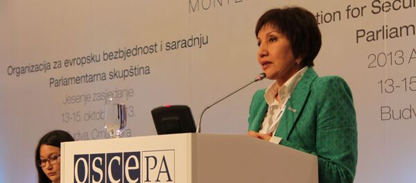 Roza Aknazarova chair of the OSCE Parliamentary Assembly's Committee on Economic Affairs, Science, Technology and Environment Roza Aknazarova chair of the OSCE Parliamentary Assembly's Committee on Economic Affairs, Science, Technology and Environment - Sputnik International