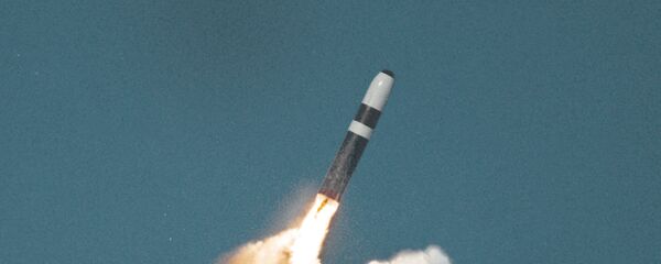 Trident II missile underwater launch Trident II missile underwater launch - Sputnik International