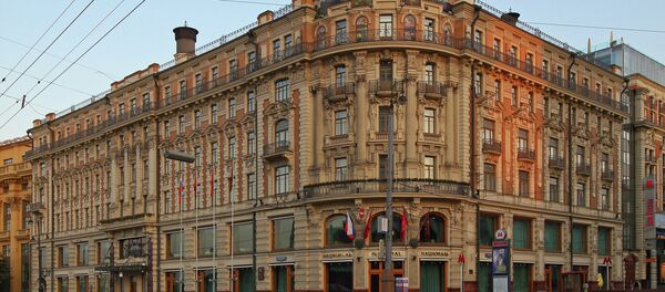 Yesterday’s Russian stock exchange panic caused a co-founder of a financial company to kill himself in one of Moscow’s top hotels - Hotel National. Yesterday’s Russian stock exchange panic caused a co-founder of a financial company to kill himself in one of Moscow’s top hotels - Hotel National. - Sputnik International