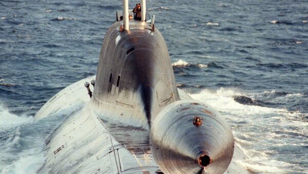 Akula class submarine underway - Sputnik International