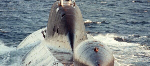 Akula class submarine underway - Sputnik International