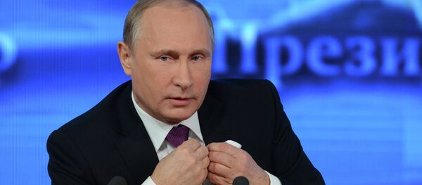 Tenth annual major news conference of Russian President Vladimir Putin Tenth annual major news conference of Russian President Vladimir Putin - Sputnik International