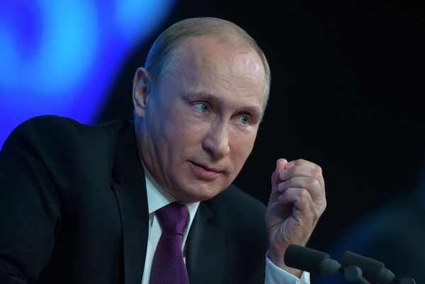 Tenth annual major news conference of Russian President Vladimir Putin Tenth annual major news conference of Russian President Vladimir Putin - Sputnik International