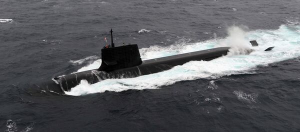 Japan Maritime Self-Defense Forces diesel-electric submarine Soryu. (File) Japan Maritime Self-Defense Forces diesel-electric submarine Soryu. (File) - Sputnik International
