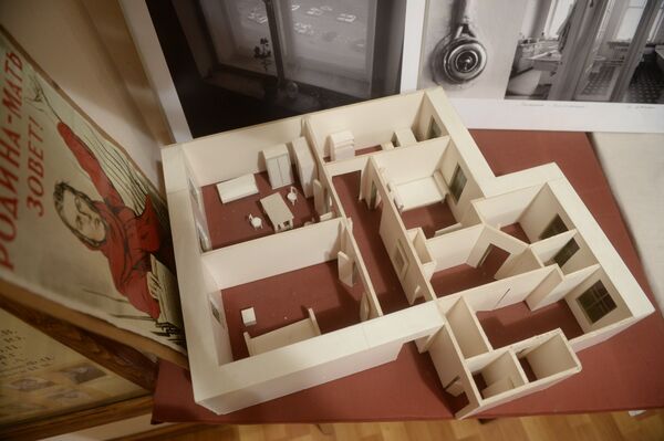Maquette of flat's interior of the Moscow’s House on the Embankment - Sputnik International